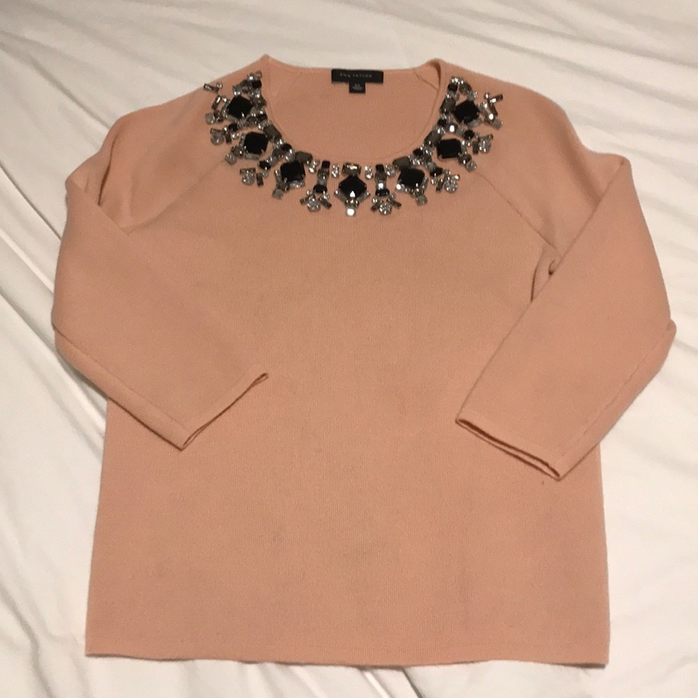 Ann Taylor Embellished Sweater